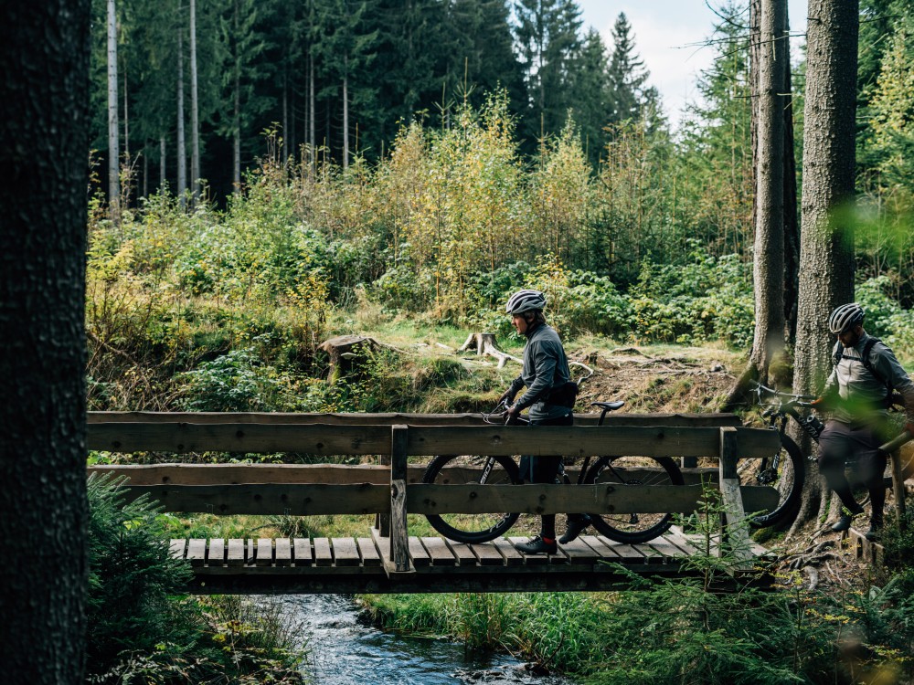 Through the forbidden zone and along the extinct village of Kapličky